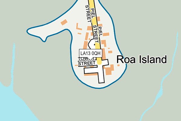 LA13 0QH map - OS OpenMap – Local (Ordnance Survey)
