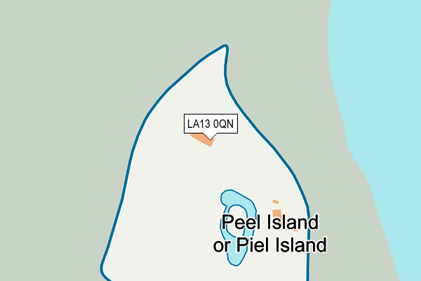 LA13 0QN map - OS OpenMap – Local (Ordnance Survey)
