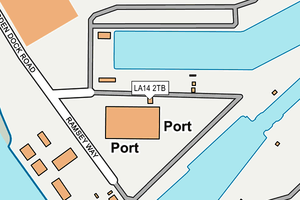 LA14 2TB map - OS OpenMap – Local (Ordnance Survey) LA14 2TB map - OS OpenMap – Local (Ordnance Survey)
