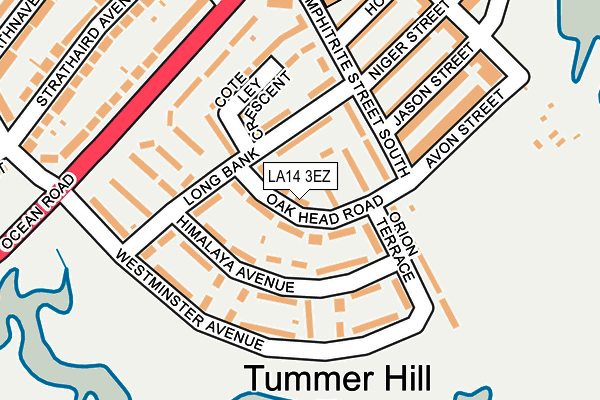 LA14 3EZ map - OS OpenMap – Local (Ordnance Survey) LA14 3EZ map - OS OpenMap – Local (Ordnance Survey)