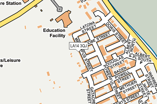 LA14 3QJ map - OS OpenMap – Local (Ordnance Survey) LA14 3QJ map - OS OpenMap – Local (Ordnance Survey)