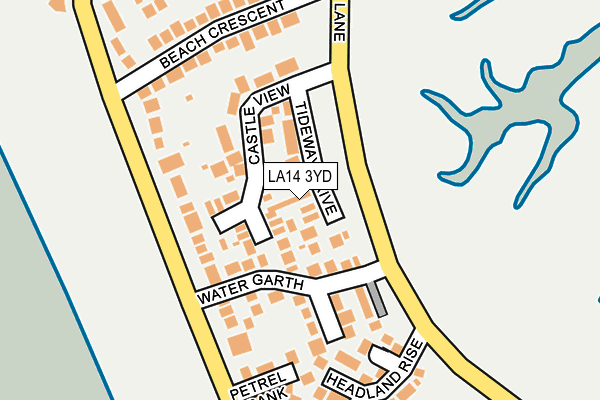 LA14 3YD map - OS OpenMap – Local (Ordnance Survey) LA14 3YD map - OS OpenMap – Local (Ordnance Survey)