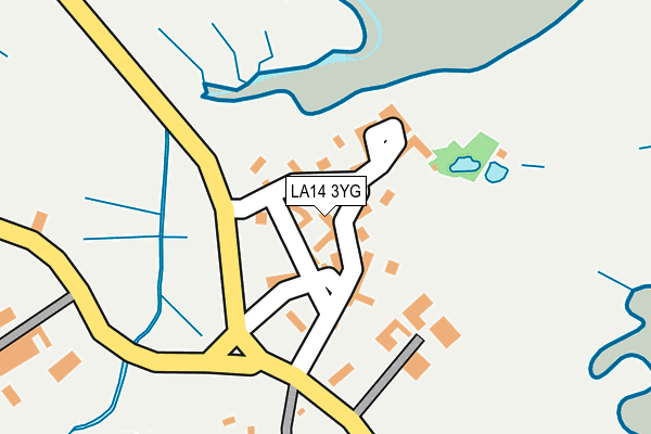 LA14 3YG map - OS OpenMap – Local (Ordnance Survey) LA14 3YG map - OS OpenMap – Local (Ordnance Survey)