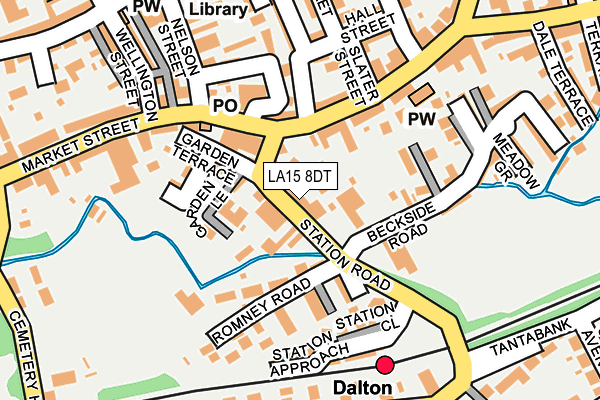 LA15 8DT map - OS OpenMap – Local (Ordnance Survey) LA15 8DT map - OS OpenMap – Local (Ordnance Survey)