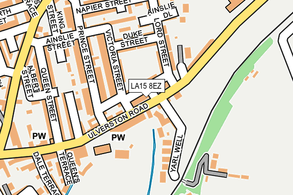 LA15 8EZ map - OS OpenMap – Local (Ordnance Survey) LA15 8EZ map - OS OpenMap – Local (Ordnance Survey)