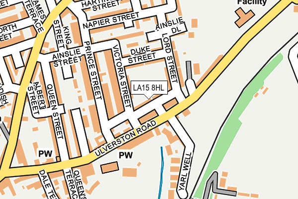 LA15 8HL map - OS OpenMap – Local (Ordnance Survey) LA15 8HL map - OS OpenMap – Local (Ordnance Survey)