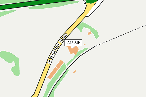 LA15 8JH map - OS OpenMap – Local (Ordnance Survey) LA15 8JH map - OS OpenMap – Local (Ordnance Survey)