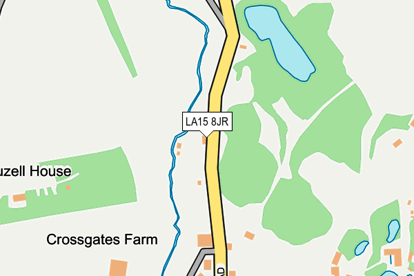 LA15 8JR map - OS OpenMap – Local (Ordnance Survey) LA15 8JR map - OS OpenMap – Local (Ordnance Survey)