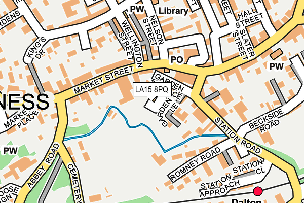 LA15 8PQ map - OS OpenMap – Local (Ordnance Survey) LA15 8PQ map - OS OpenMap – Local (Ordnance Survey)