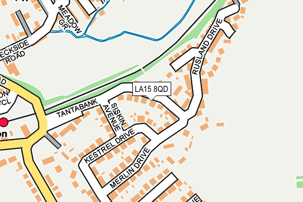 LA15 8QD map - OS OpenMap – Local (Ordnance Survey) LA15 8QD map - OS OpenMap – Local (Ordnance Survey)