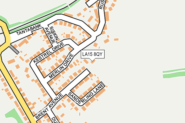 LA15 8QY map - OS OpenMap – Local (Ordnance Survey) LA15 8QY map - OS OpenMap – Local (Ordnance Survey)