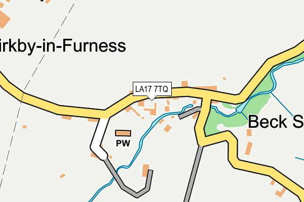 LA17 7TQ map - OS OpenMap – Local (Ordnance Survey)