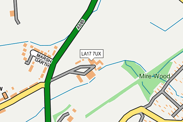LA17 7UX map - OS OpenMap – Local (Ordnance Survey) LA17 7UX map - OS OpenMap – Local (Ordnance Survey)