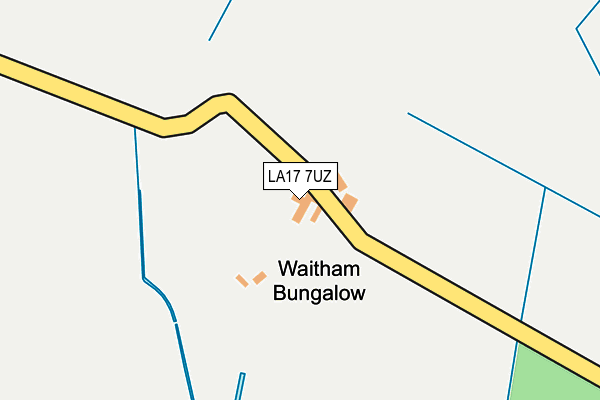 LA17 7UZ map - OS OpenMap – Local (Ordnance Survey) LA17 7UZ map - OS OpenMap – Local (Ordnance Survey)