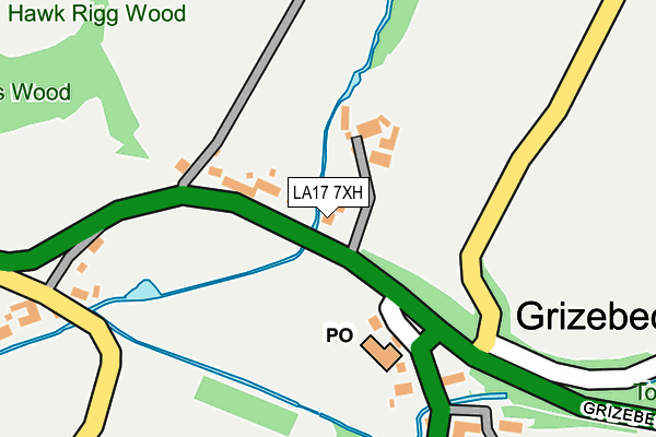 LA17 7XH map - OS OpenMap – Local (Ordnance Survey) LA17 7XH map - OS OpenMap – Local (Ordnance Survey)