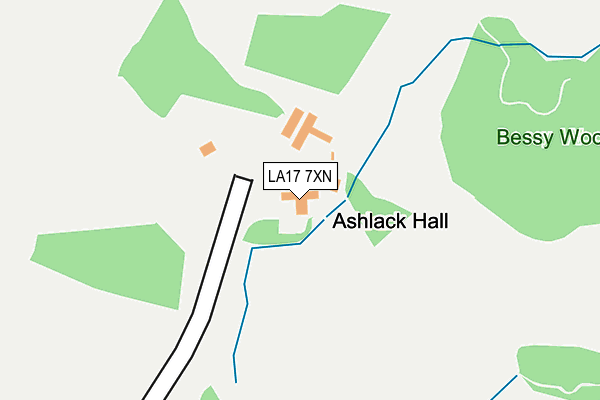 LA17 7XN map - OS OpenMap – Local (Ordnance Survey) LA17 7XN map - OS OpenMap – Local (Ordnance Survey)