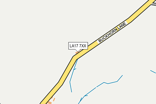 LA17 7XX map - OS OpenMap – Local (Ordnance Survey)