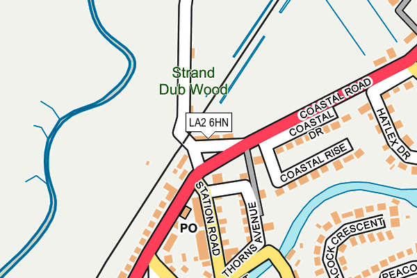 LA2 6HN map - OS OpenMap – Local (Ordnance Survey) LA2 6HN map - OS OpenMap – Local (Ordnance Survey)