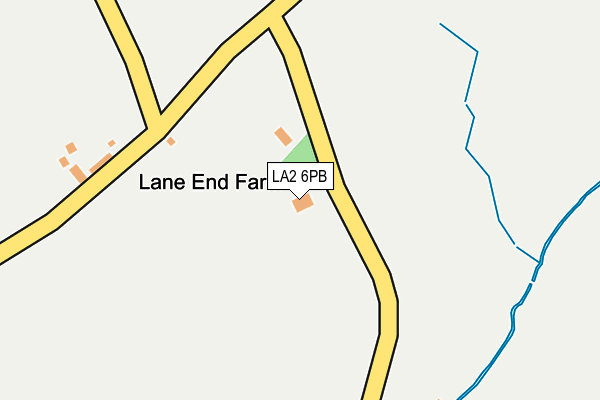 LA2 6PB map - OS OpenMap – Local (Ordnance Survey) LA2 6PB map - OS OpenMap – Local (Ordnance Survey)