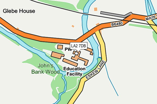 LA2 7DB map - OS OpenMap – Local (Ordnance Survey) LA2 7DB map - OS OpenMap – Local (Ordnance Survey)