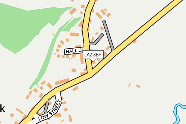 LA2 8BP map - OS OpenMap – Local (Ordnance Survey) LA2 8BP map - OS OpenMap – Local (Ordnance Survey)