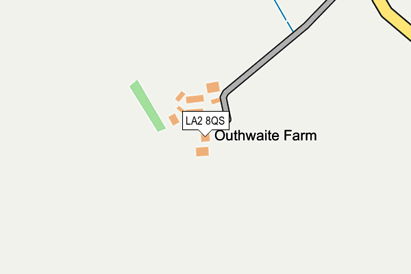 LA2 8QS map - OS OpenMap – Local (Ordnance Survey) LA2 8QS map - OS OpenMap – Local (Ordnance Survey)