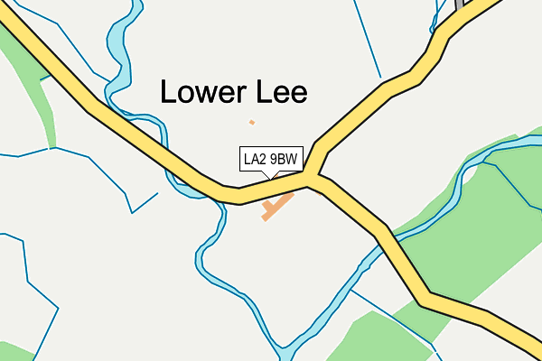 LA2 9BW map - OS OpenMap – Local (Ordnance Survey) LA2 9BW map - OS OpenMap – Local (Ordnance Survey)