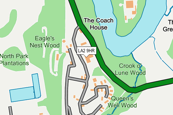 LA2 9HR map - OS OpenMap – Local (Ordnance Survey) LA2 9HR map - OS OpenMap – Local (Ordnance Survey)