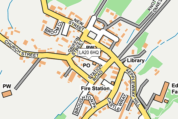 LA20 6HQ map - OS OpenMap – Local (Ordnance Survey) LA20 6HQ map - OS OpenMap – Local (Ordnance Survey)
