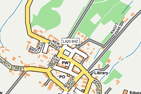 LA20 6HZ map - OS OpenMap – Local (Ordnance Survey) LA20 6HZ map - OS OpenMap – Local (Ordnance Survey)
