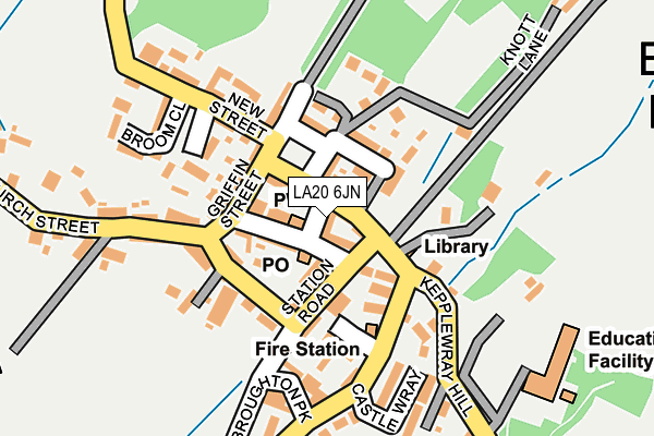 LA20 6JN map - OS OpenMap – Local (Ordnance Survey) LA20 6JN map - OS OpenMap – Local (Ordnance Survey)