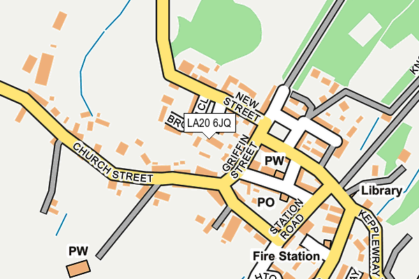 LA20 6JQ map - OS OpenMap – Local (Ordnance Survey) LA20 6JQ map - OS OpenMap – Local (Ordnance Survey)