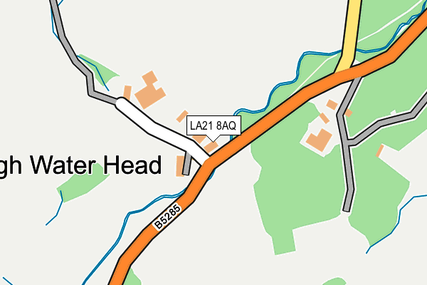 LA21 8AQ map - OS OpenMap – Local (Ordnance Survey) LA21 8AQ map - OS OpenMap – Local (Ordnance Survey)