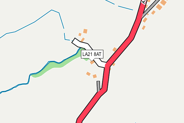 LA21 8AT map - OS OpenMap – Local (Ordnance Survey) LA21 8AT map - OS OpenMap – Local (Ordnance Survey)