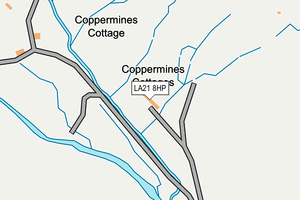 LA21 8HP map - OS OpenMap – Local (Ordnance Survey) LA21 8HP map - OS OpenMap – Local (Ordnance Survey)