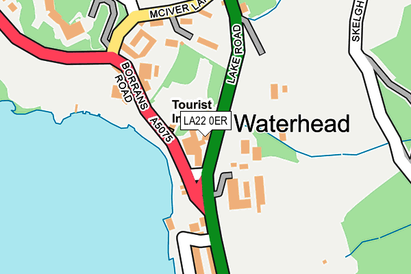 LA22 0ER map - OS OpenMap – Local (Ordnance Survey) LA22 0ER map - OS OpenMap – Local (Ordnance Survey)