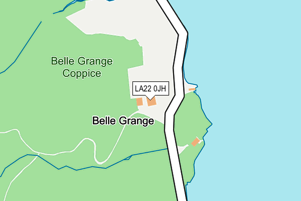 LA22 0JH map - OS OpenMap – Local (Ordnance Survey) LA22 0JH map - OS OpenMap – Local (Ordnance Survey)