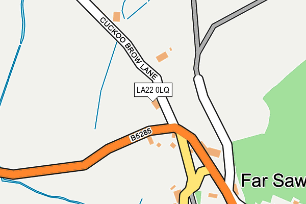LA22 0LQ map - OS OpenMap – Local (Ordnance Survey) LA22 0LQ map - OS OpenMap – Local (Ordnance Survey)