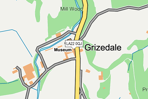 LA22 0QJ map - OS OpenMap – Local (Ordnance Survey) LA22 0QJ map - OS OpenMap – Local (Ordnance Survey)