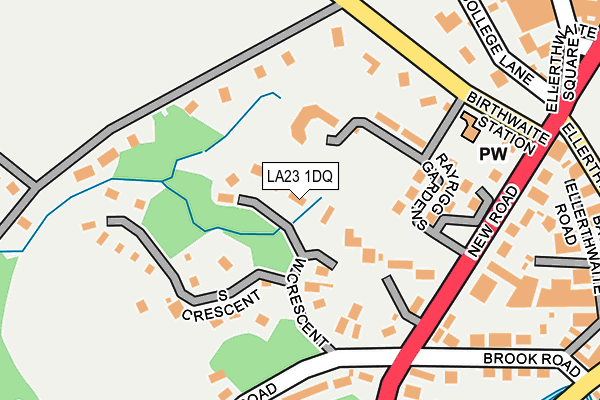 LA23 1DQ map - OS OpenMap – Local (Ordnance Survey) LA23 1DQ map - OS OpenMap – Local (Ordnance Survey)