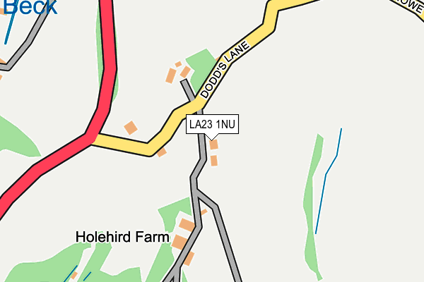 LA23 1NU map - OS OpenMap – Local (Ordnance Survey) LA23 1NU map - OS OpenMap – Local (Ordnance Survey)