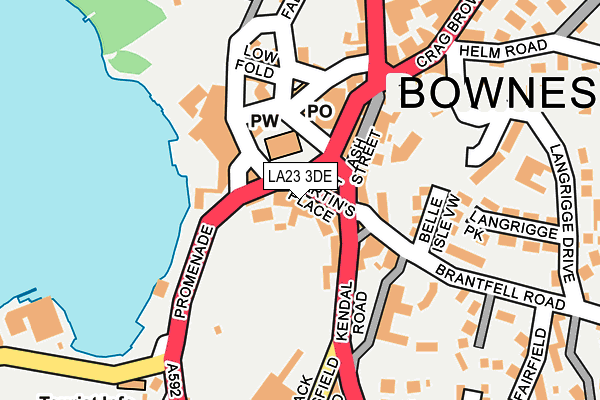 LA23 3DE map - OS OpenMap – Local (Ordnance Survey) LA23 3DE map - OS OpenMap – Local (Ordnance Survey)