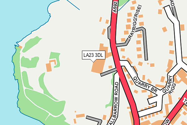 LA23 3DL map - OS OpenMap – Local (Ordnance Survey) LA23 3DL map - OS OpenMap – Local (Ordnance Survey)