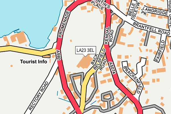 LA23 3EL map - OS OpenMap – Local (Ordnance Survey) LA23 3EL map - OS OpenMap – Local (Ordnance Survey)