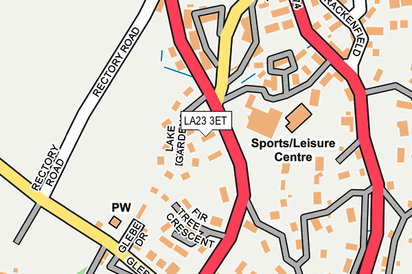 LA23 3ET map - OS OpenMap – Local (Ordnance Survey) LA23 3ET map - OS OpenMap – Local (Ordnance Survey)