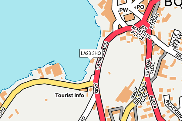 LA23 3HQ map - OS OpenMap – Local (Ordnance Survey) LA23 3HQ map - OS OpenMap – Local (Ordnance Survey)