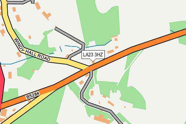 LA23 3HZ map - OS OpenMap – Local (Ordnance Survey) LA23 3HZ map - OS OpenMap – Local (Ordnance Survey)