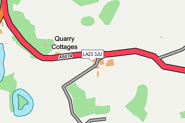 LA23 3JU map - OS OpenMap – Local (Ordnance Survey) LA23 3JU map - OS OpenMap – Local (Ordnance Survey)