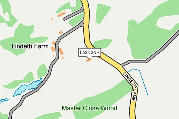 LA23 3NH map - OS OpenMap – Local (Ordnance Survey) LA23 3NH map - OS OpenMap – Local (Ordnance Survey)