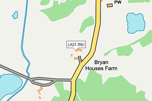 LA23 3NU map - OS OpenMap – Local (Ordnance Survey) LA23 3NU map - OS OpenMap – Local (Ordnance Survey)
